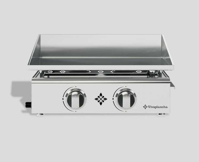 Plancha Gaz Inox : 2 ou 3 Brûleurs - Verycook