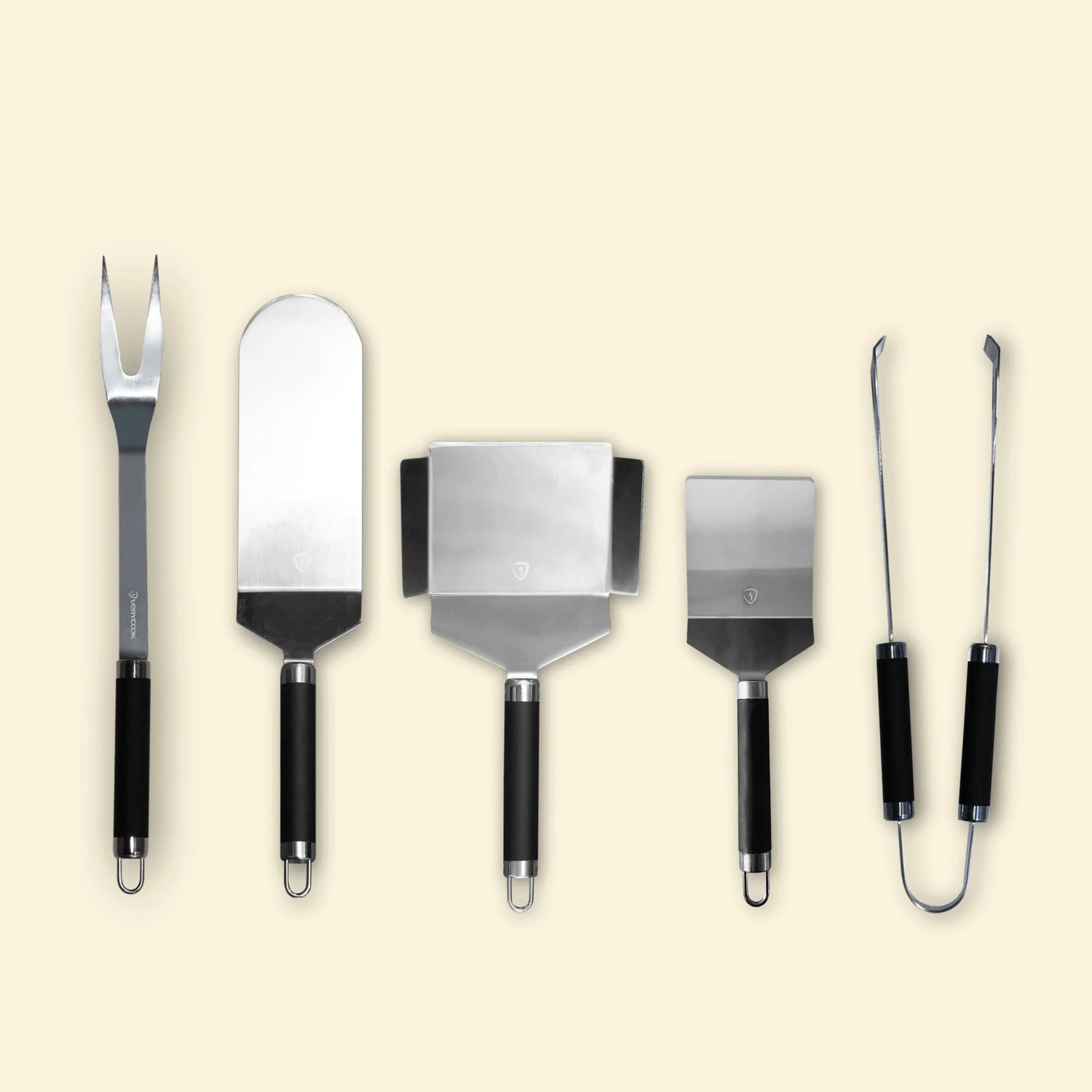 Lot de 5 spatules en inox